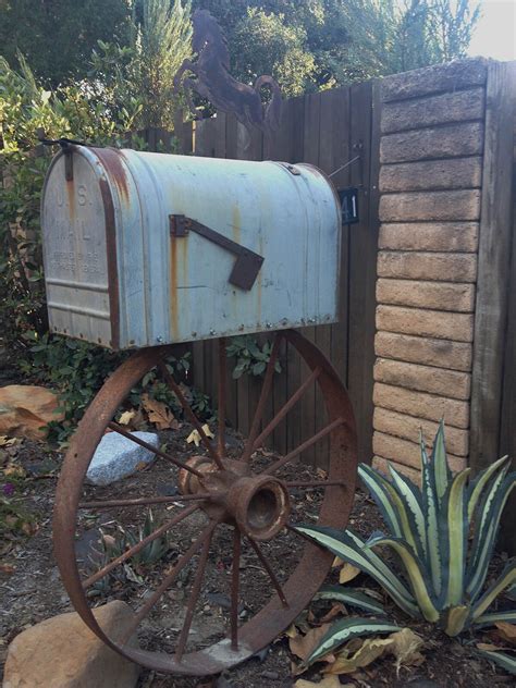 repurposing old metal mail box|old mailbox designs.